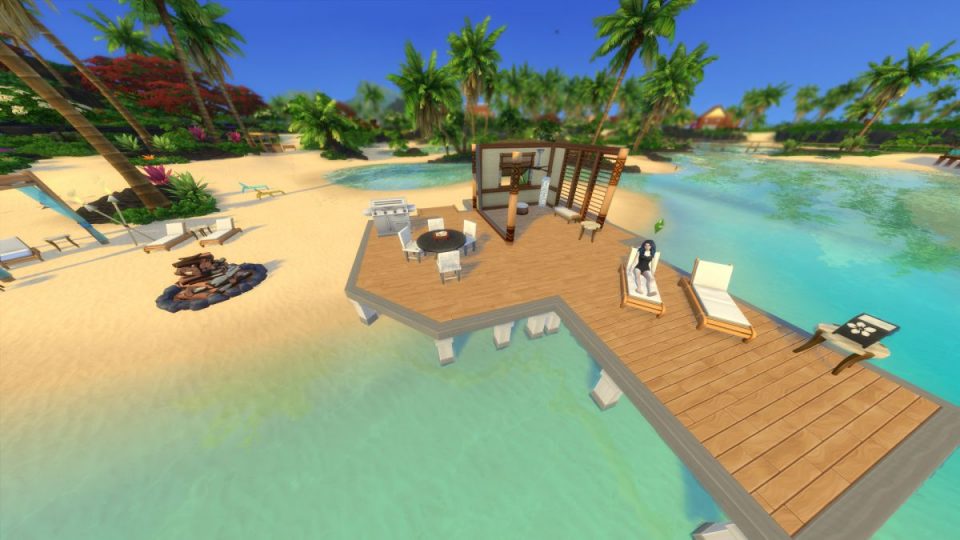 download online free island living sims 4